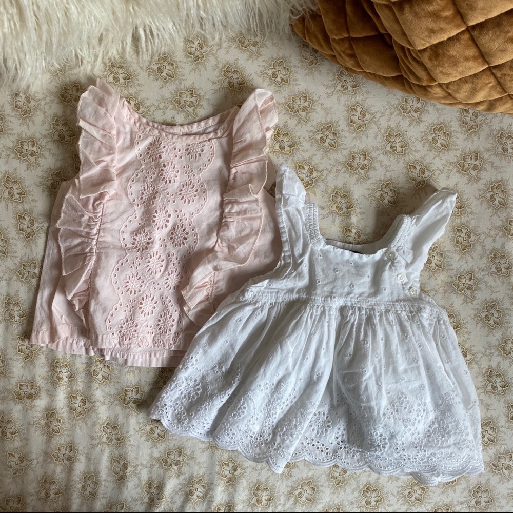Baby Gap | 6-12m Ruffle Eyelet Blouse Tops